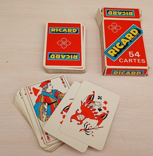 Jeu cartes ricard - 54, "ricard"