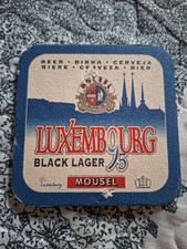 Sous-bock bière Mousel bière Luxembourg 95 Black Lager