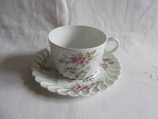 TASSE A CHOCOLAT EN PORCELAINE HAVILAND décor SYLVIE tasse à déjeuner