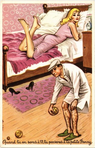 Cpm sexy lady - cpm, bed