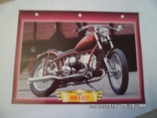 CARTE FICHE MOTO BMW R 67/2 2002