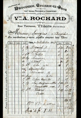 Thiers epicerie droguerie - (63),