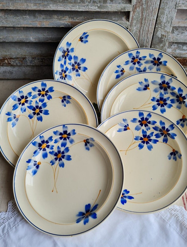Anciennes assiettes creuses - 6,