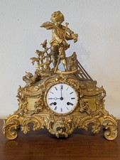 Pendule Au Moissonneur Bronze