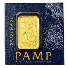 PAMP Horn of Plenty 1g Gold Bar 24K Pure Gold Ingot Cornucopia Neuf