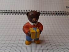 Jouet - Figurines PVC Petit Ours Brun -le cadeau jaune.  BE