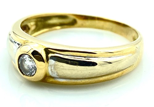 Magnifique bague solitaire - magnifique, or