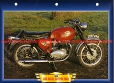 BSA 650 A65 SS Spitfire MK II MK2 A-65 1966 Fiche Moto #001082