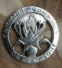 insigne commando Constant .  BEP . legion etrangere parachutiste indochine