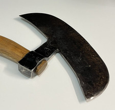 Outil Ancien Grosse Hache De Près Forgé Old Tool