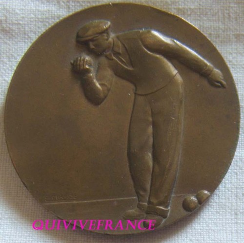 Med15001 bronze petanque - petanque, medal