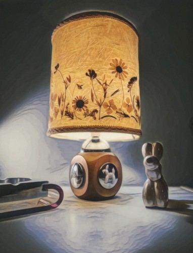 Vintage lampe - vintage,