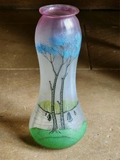 Vase Signé Laignelet Verrerie