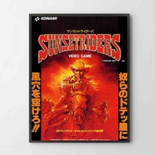 Poster Sunset Riders Konami