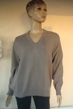 PULL BEIGE COL V  MIXTE T M 