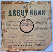 Le Gaulois / La Joyeuse par les trompettes de L'Aérophone DISQUE 78 RPM N°870/71