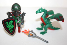 PLAYMOBIL 9836 CHEVALIER COMBATTANT DRAGON VERT ET ROUGE OEUF DE PAQUES DE 2016