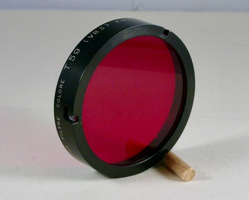 Kinoptik red filter 1953 t59 - kinoptik,