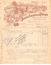 Facture.AM20778.Paris.1905.Société française de Carbonyle