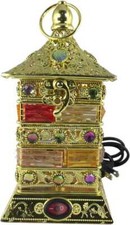 LED Metallic Electric Bakhoor/Oil Burner (Gold)