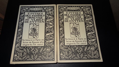 épitre des hommes obscurs - des,