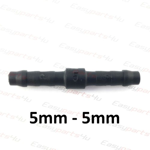 Droit 5mm raccord tuyau - 5mm,