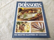 Ancien Livre de Cuisine POISSONS 106 recettes illustrées en couleur