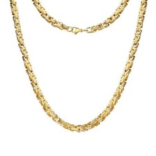 Collier roi pour hommes or - collier,