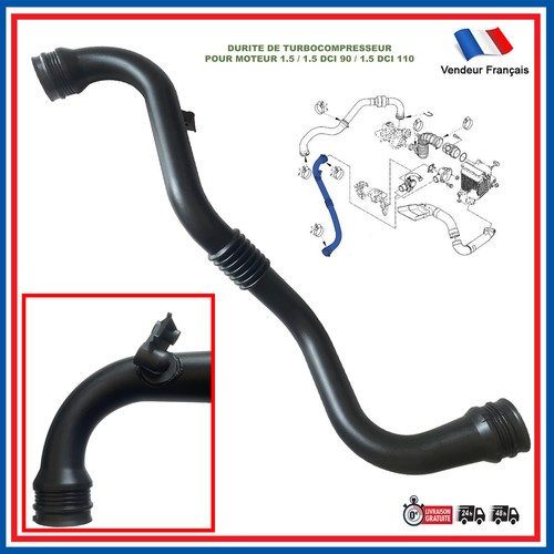 Tuyau durite air turbo - turbo, prévu
