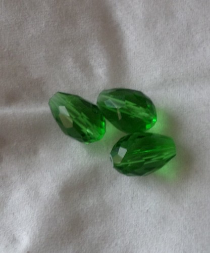 Perles verre goutte - verre, a
