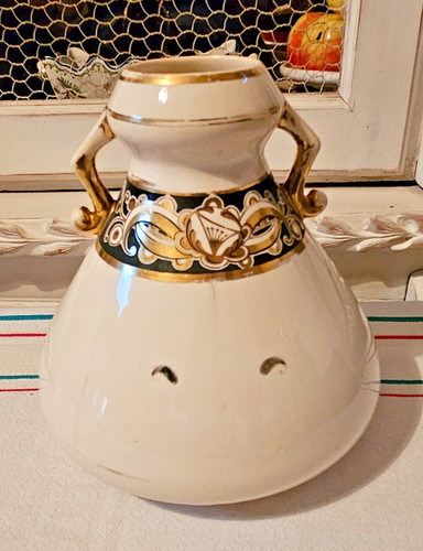 Art deco vase faience - deco, de