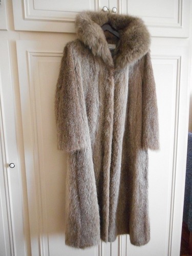 Manteau long pleine - long, fourrure