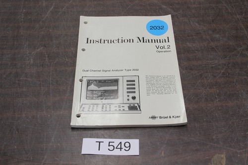 Bruel kjaer 2032 spectrum - 2032,