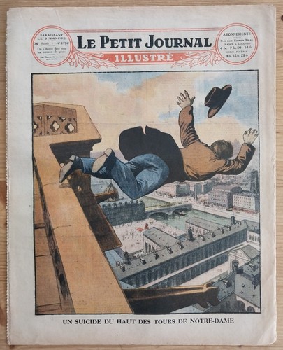 Petit journal 1925 - le, suicide