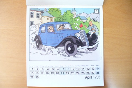 Rare page calendrier - page,