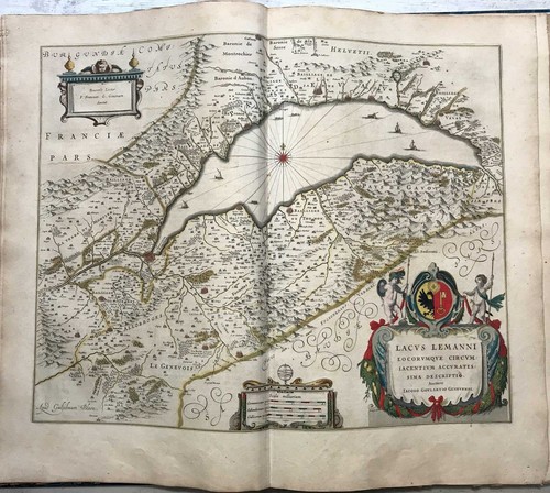 C1645 blaeu carte ancienne - c1645,