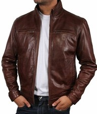 Blouson motard homme cuir