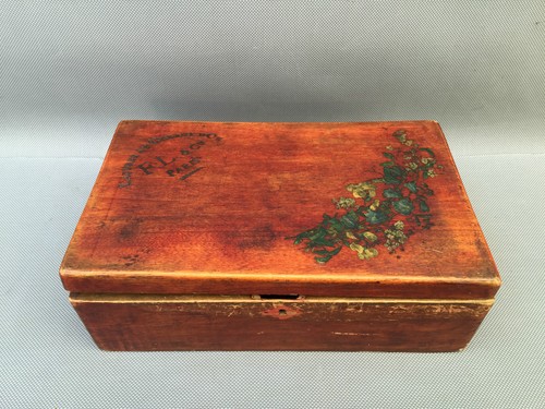 Ancienne boite bois f - ancienne, l