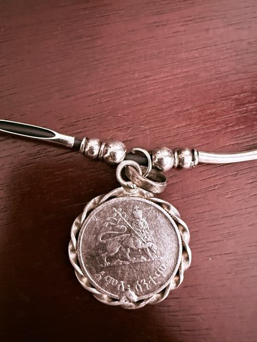 Rastafari coin necklace - rastafari,