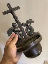 Bénitier en Bronze Ancien