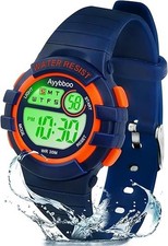Montre Enfant Numérique Garçon Fille,Montres Digitale Sport avec LED 7 Couleurs