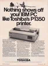 Toshiba P1350 Printer Vintage