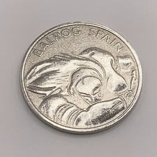 Balrog Street Fighter II Metal Coin Medal CAPCOM Retro Rare Japan Limited F/S