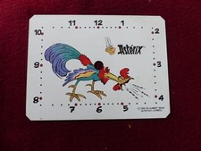 cadran de réveil ASTERIX / le coq / albert rené 1986