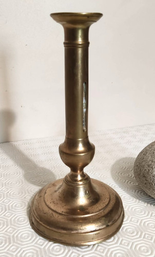 Bougeoir ancien laiton - ancien, en