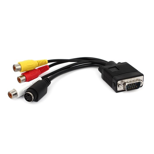 Vga svga video 3rca tv - s-video,