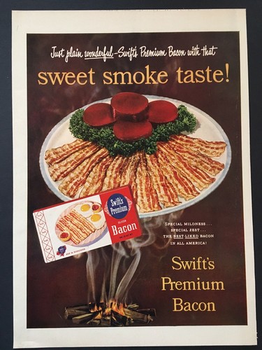 1952 swift premium bacon - 1952, swift’s
