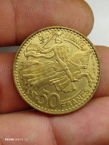 Francs 1950 monaco 500 - francs,
