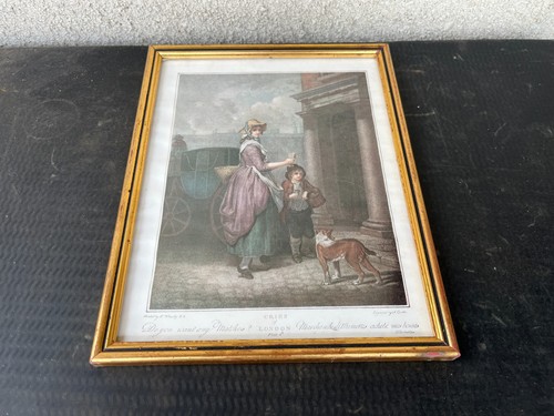 Gravure ancienne cries of - ancienne,