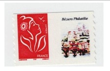 1 TIMBRE PERSONNALISE 3802 Aa TVP avec ITVF petite vignette Béziers Philatélie